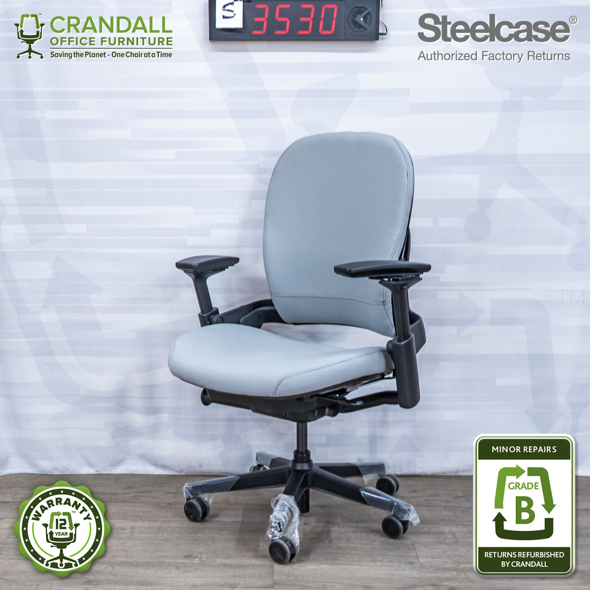 S-3530 - Steelcase Leap Plus - Grade B
