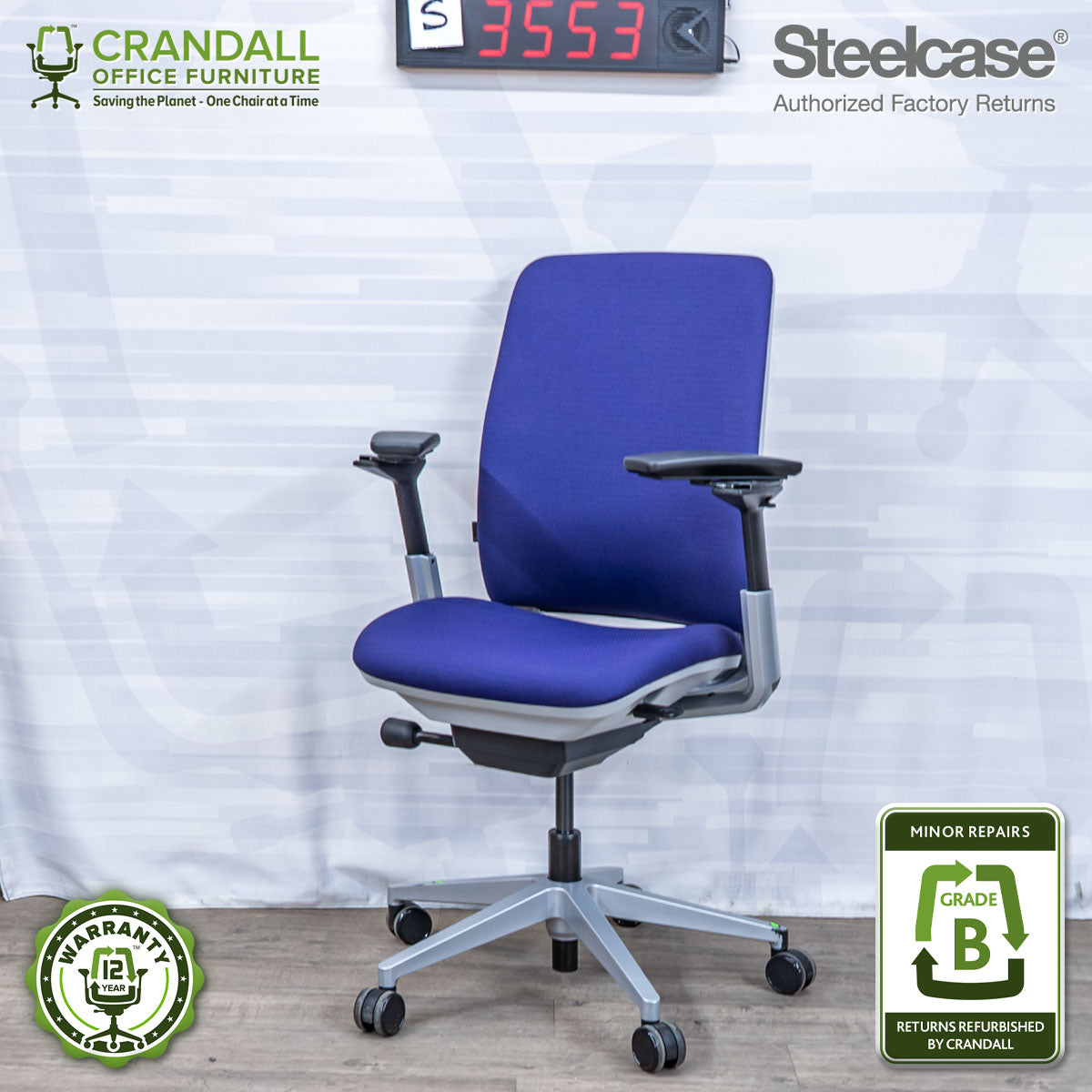 S-3553 - Steelcase Amia - Grade B