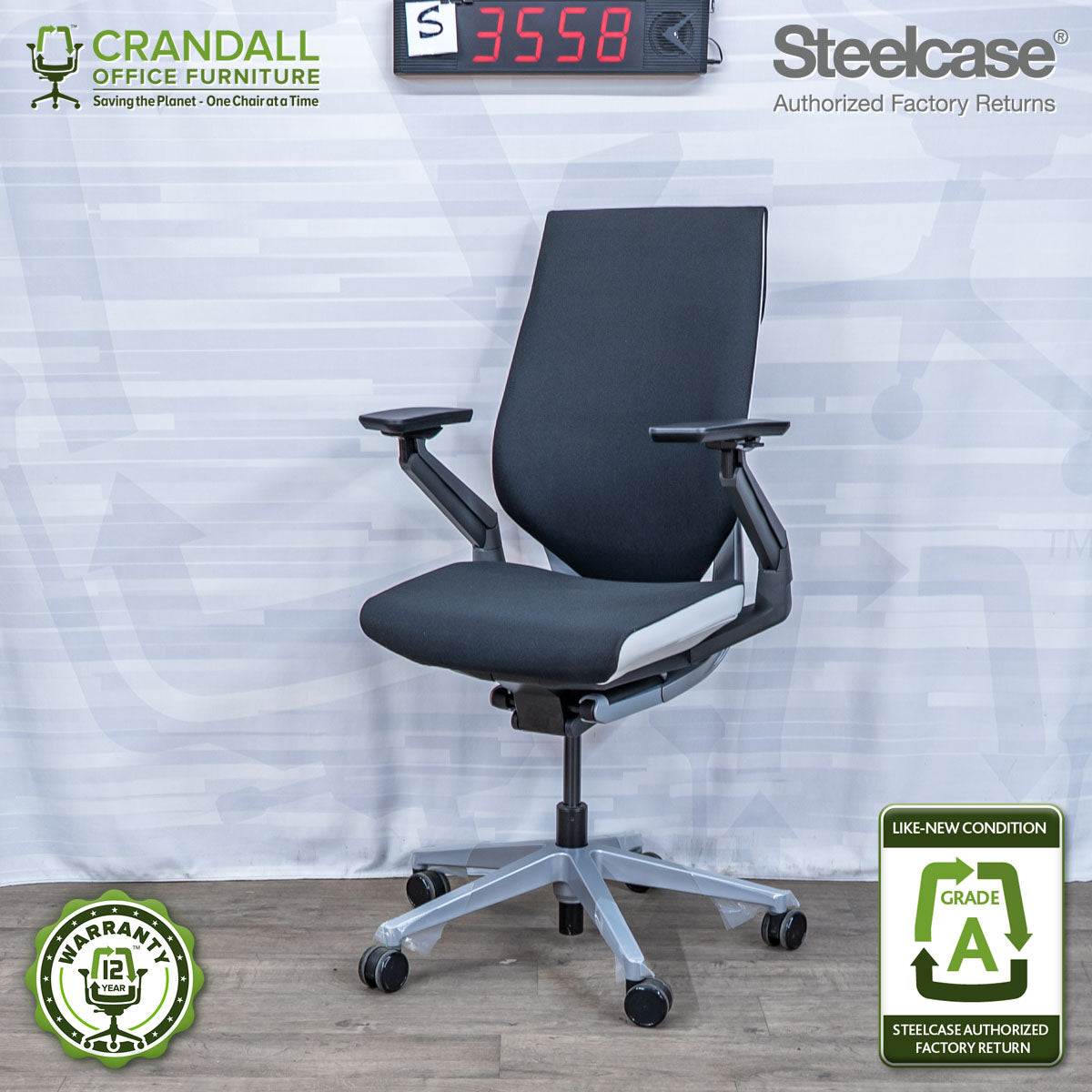 S-3558 - Steelcase Gesture - Grade A