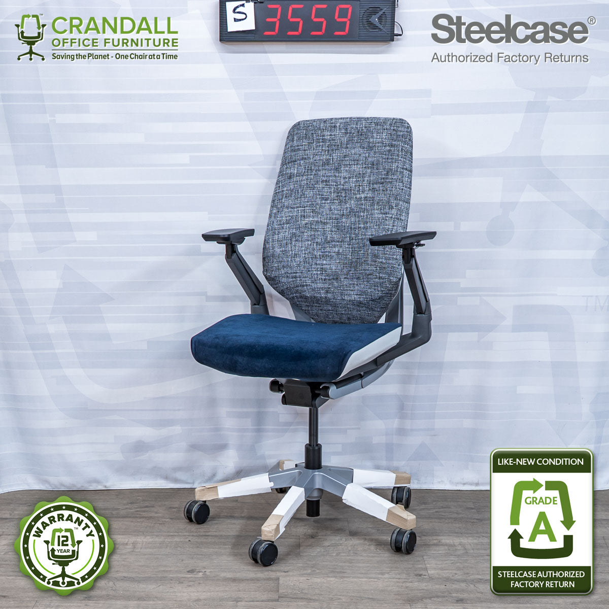 S-3559 - Steelcase Gesture - Grade A