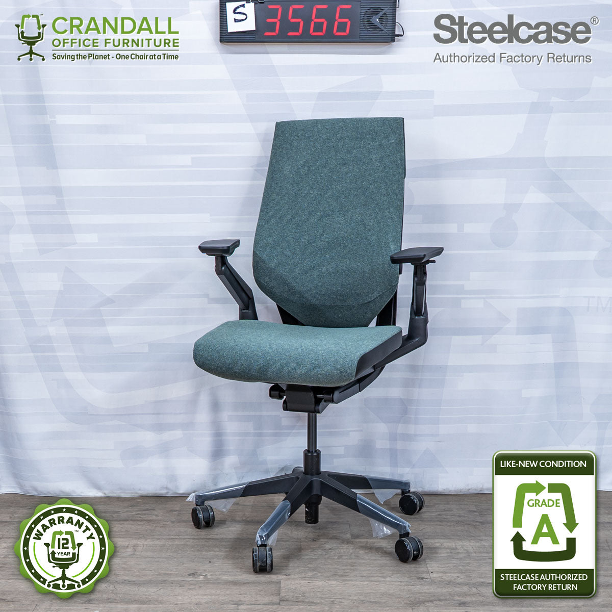 S-3566 - Steelcase Gesture - Grade A