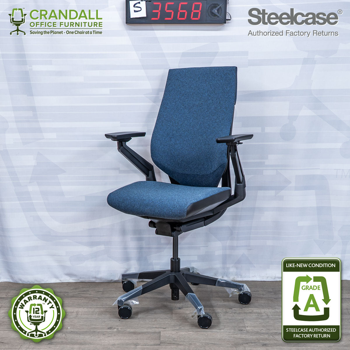 S-3568 - Steelcase Gesture - Grade A