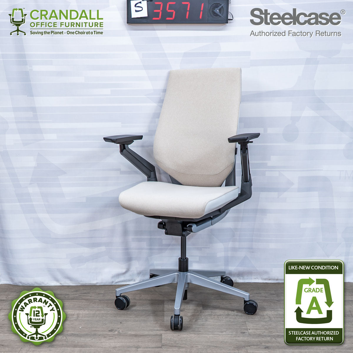 S-3571 - Steelcase Gesture - Grade A