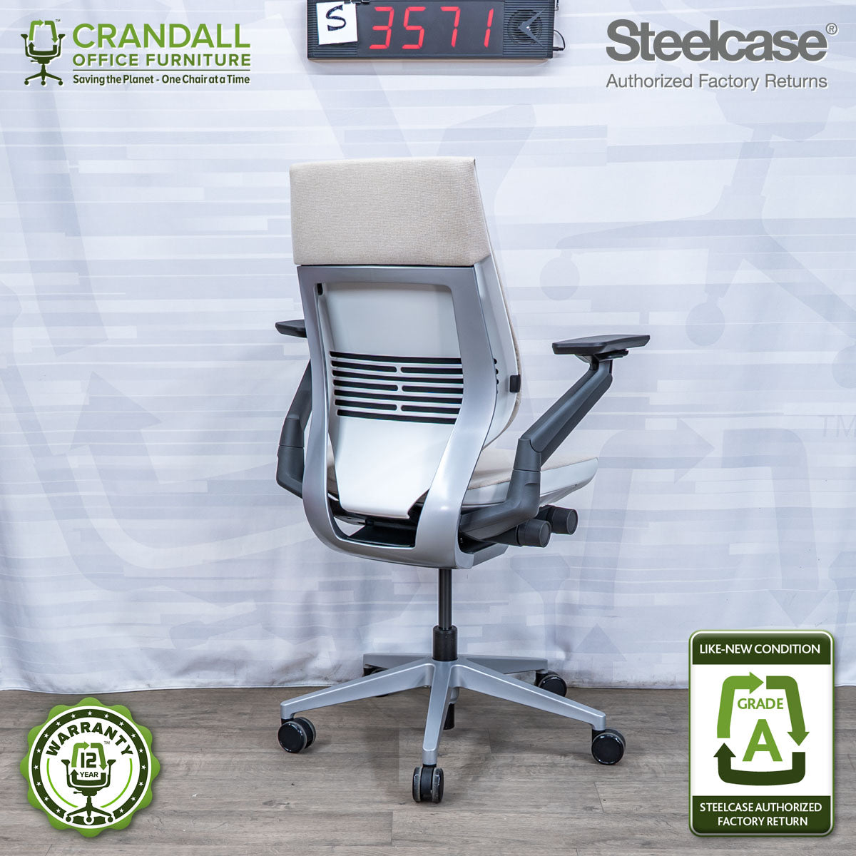 S-3571 - Steelcase Gesture - Grade A