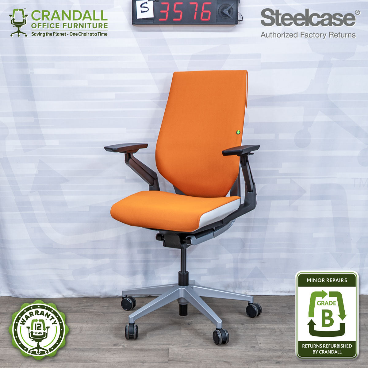 S-3576 - Steelcase Gesture - Grade B