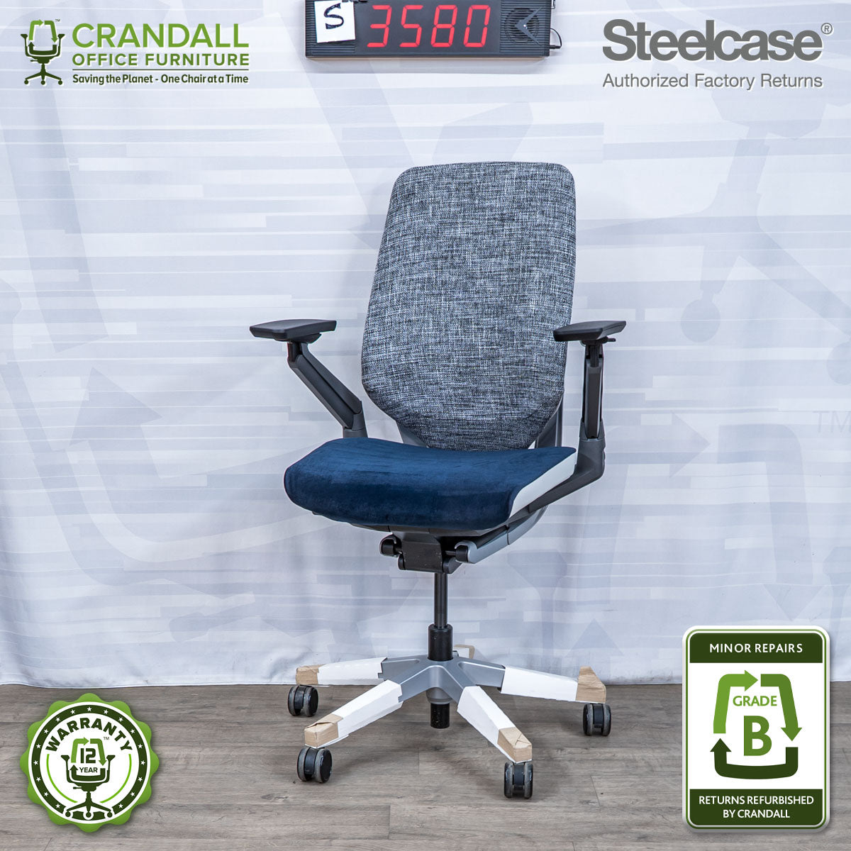 S-3580 - Steelcase Gesture - Grade B