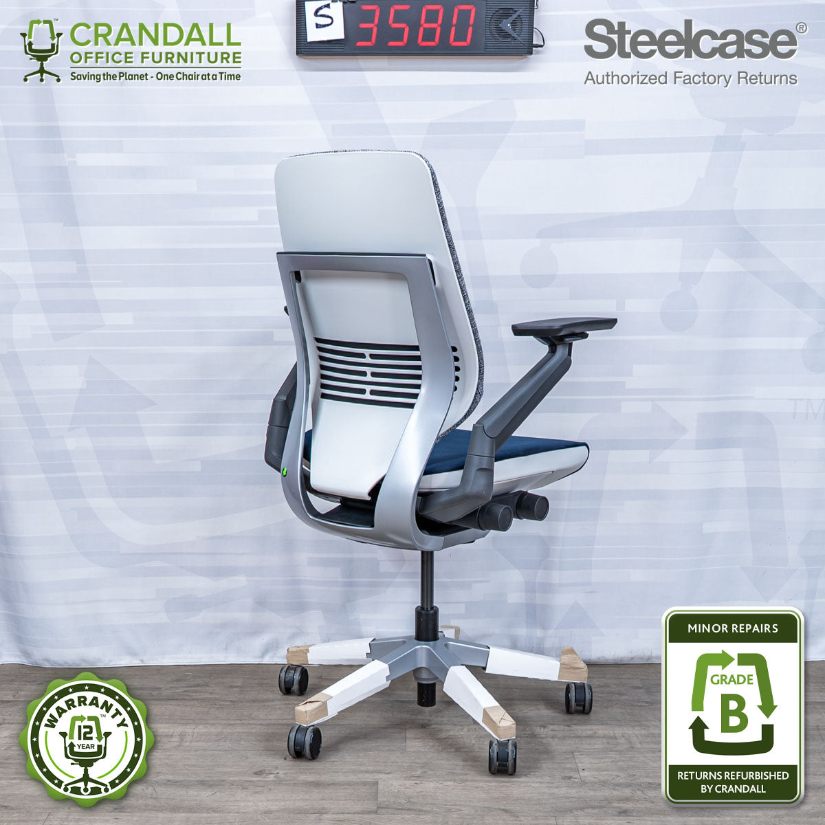 S-3580 - Steelcase Gesture - Grade B
