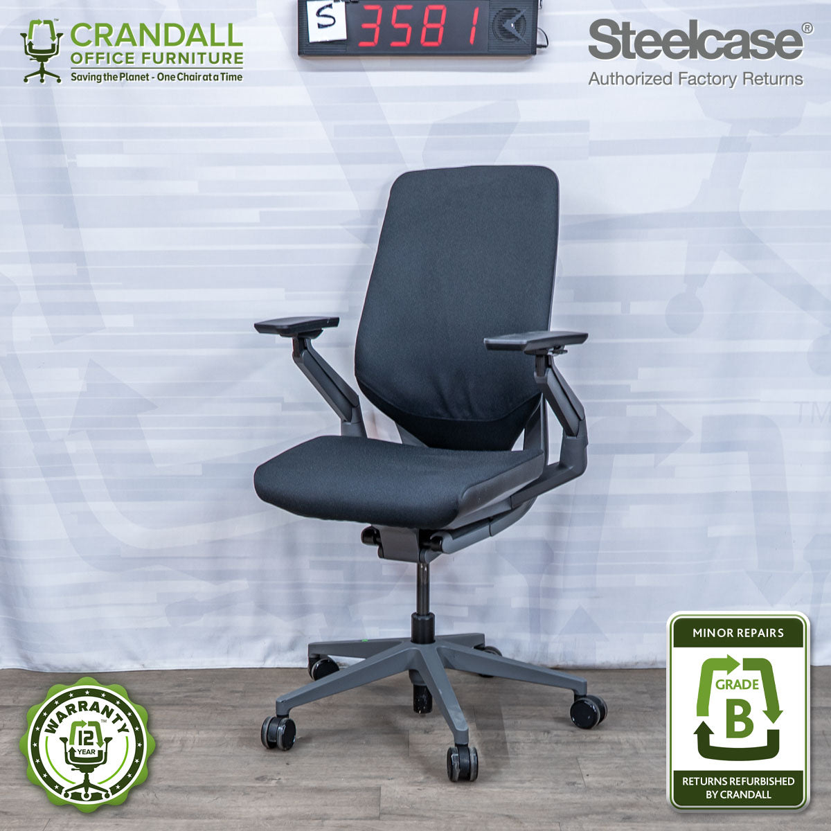 S-3581 - Steelcase Gesture - Grade B