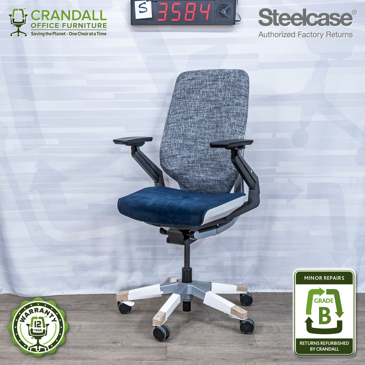 S-3584 - Steelcase Gesture - Grade B