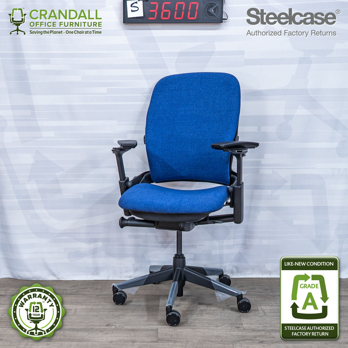 S-3600 - Steelcase V2 Leap - Grade A