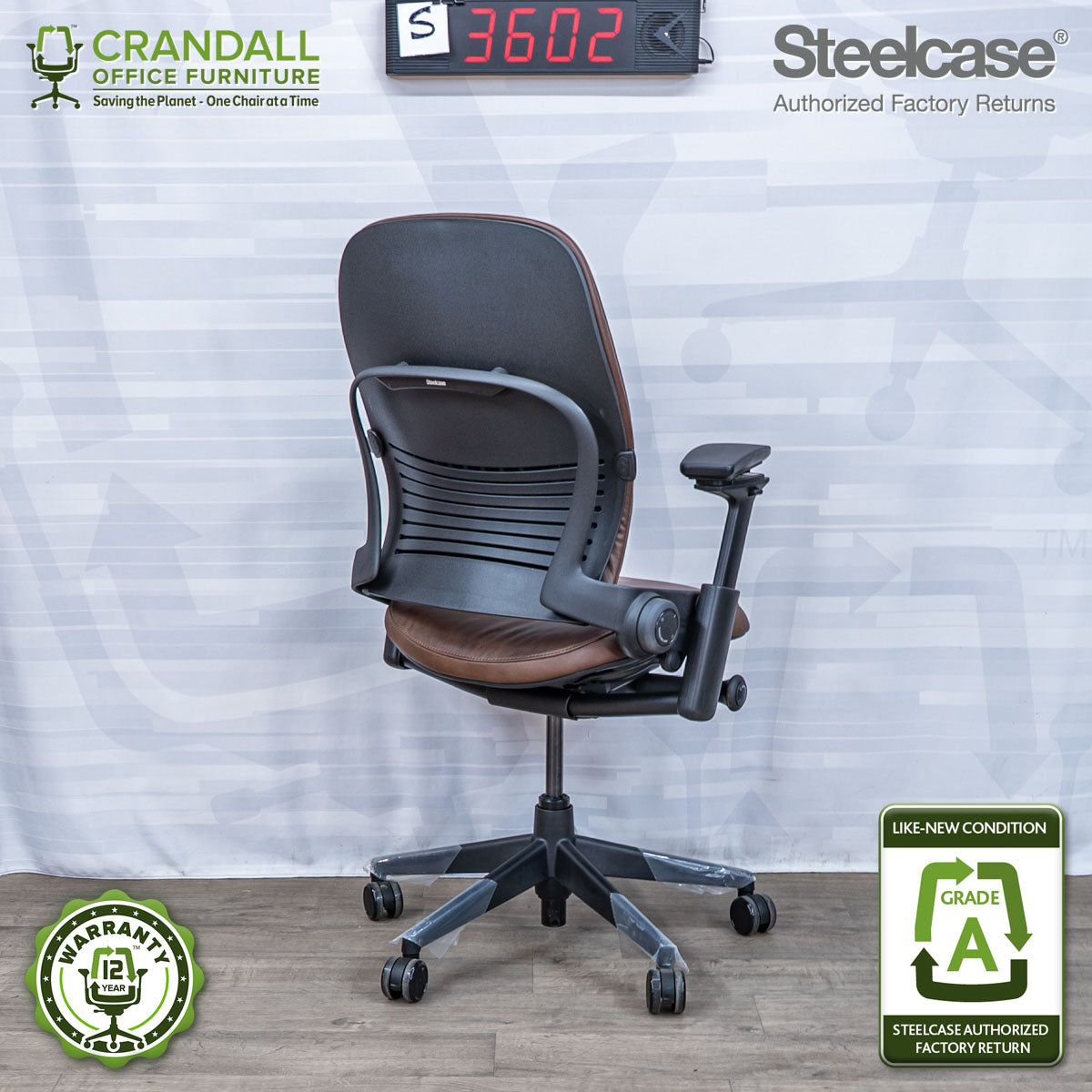 S-3602 - Steelcase V2 Leap - Grade A