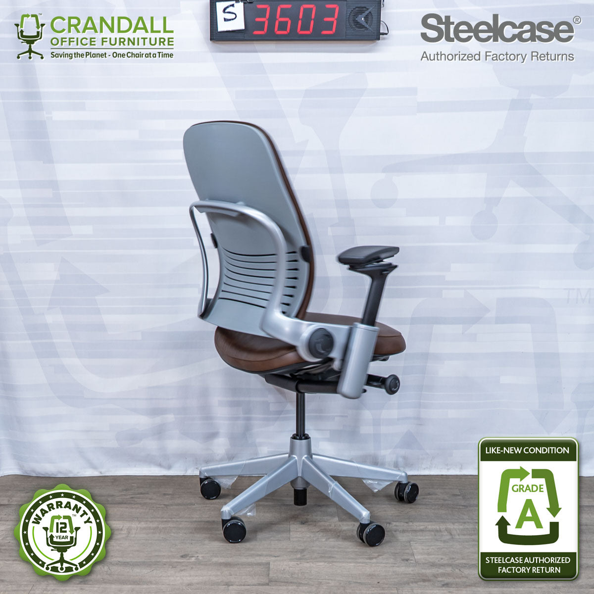 S-3603 - Steelcase V2 Leap - Grade A