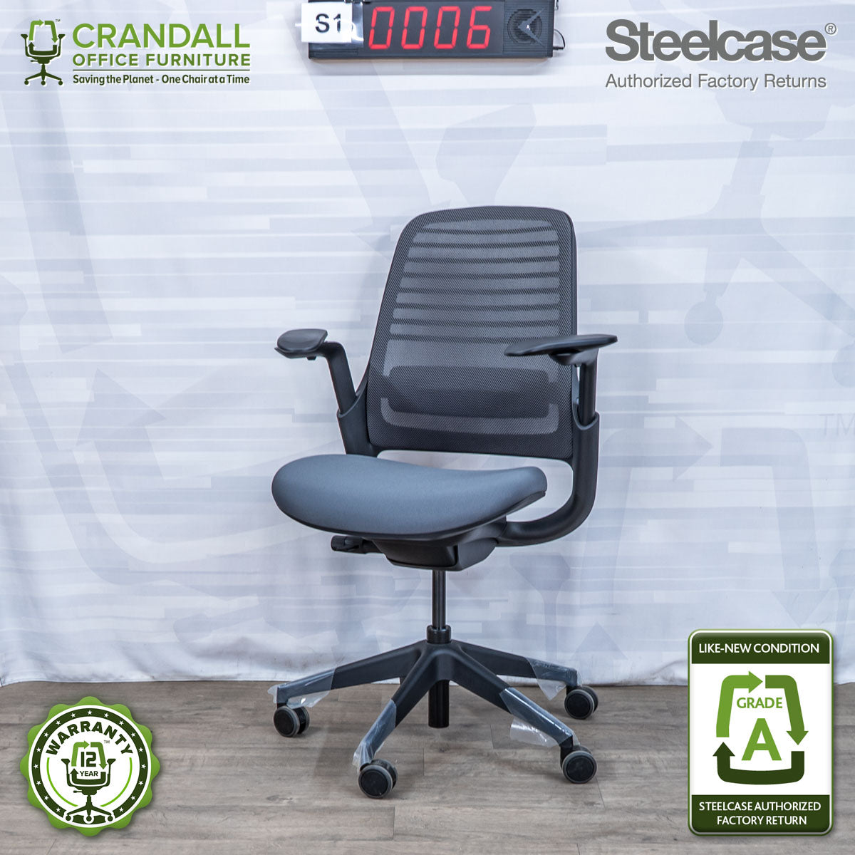 S1-0006 - Steelcase Series 1 - Grade A
