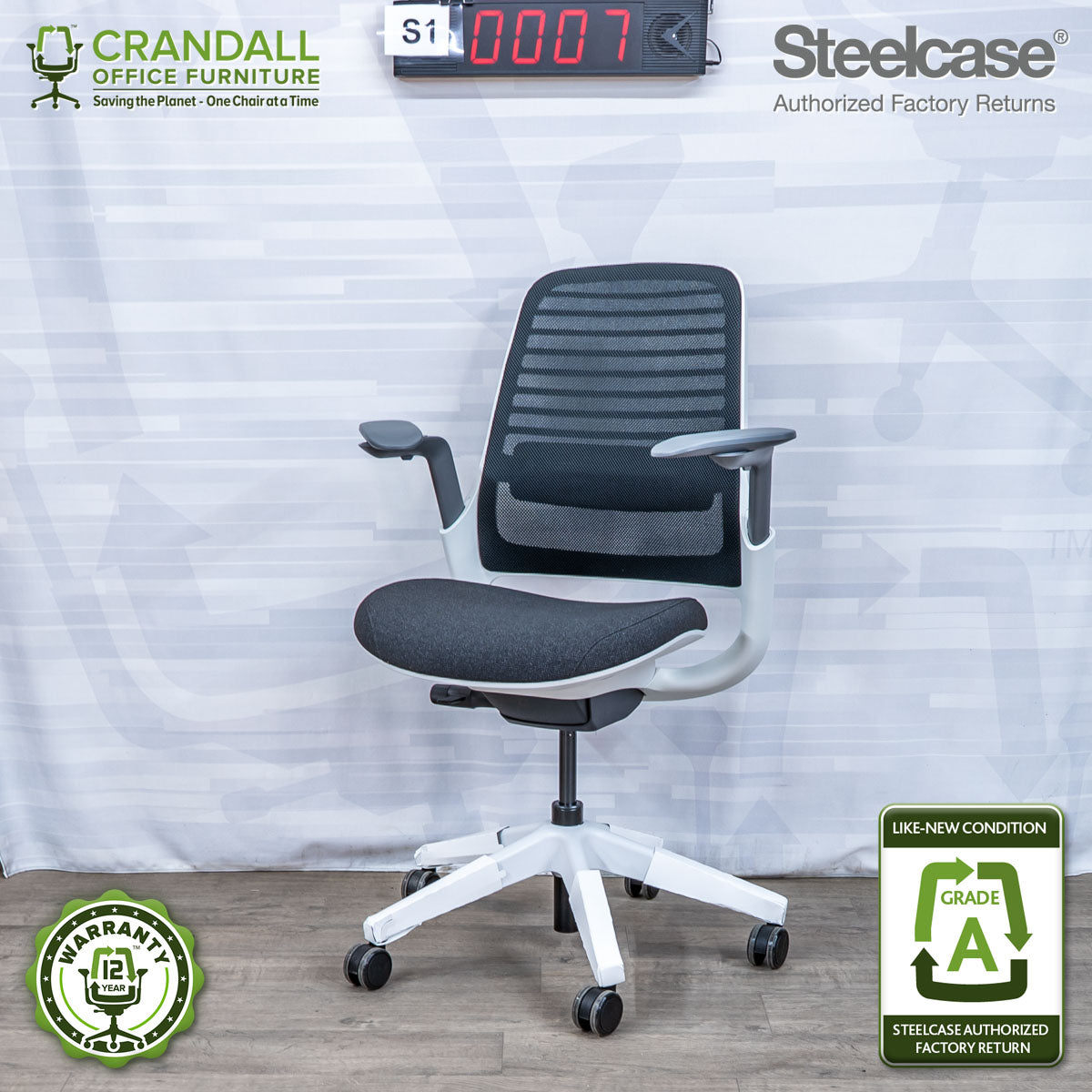 S1-0007 - Steelcase Series 1 - Grade A