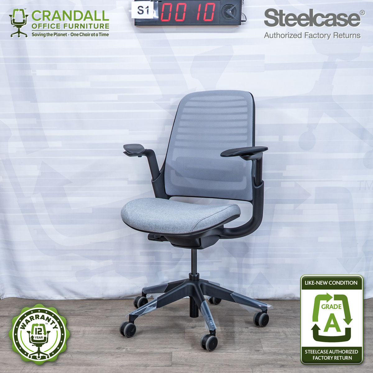 S1-0010 - Steelcase Series 1 - Grade A