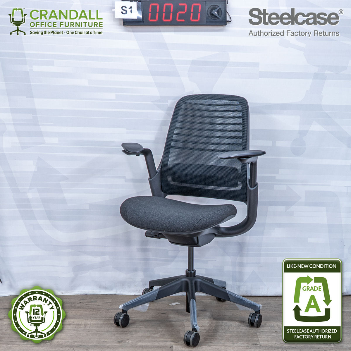 S1-0020 - Steelcase Series 1 - Grade A