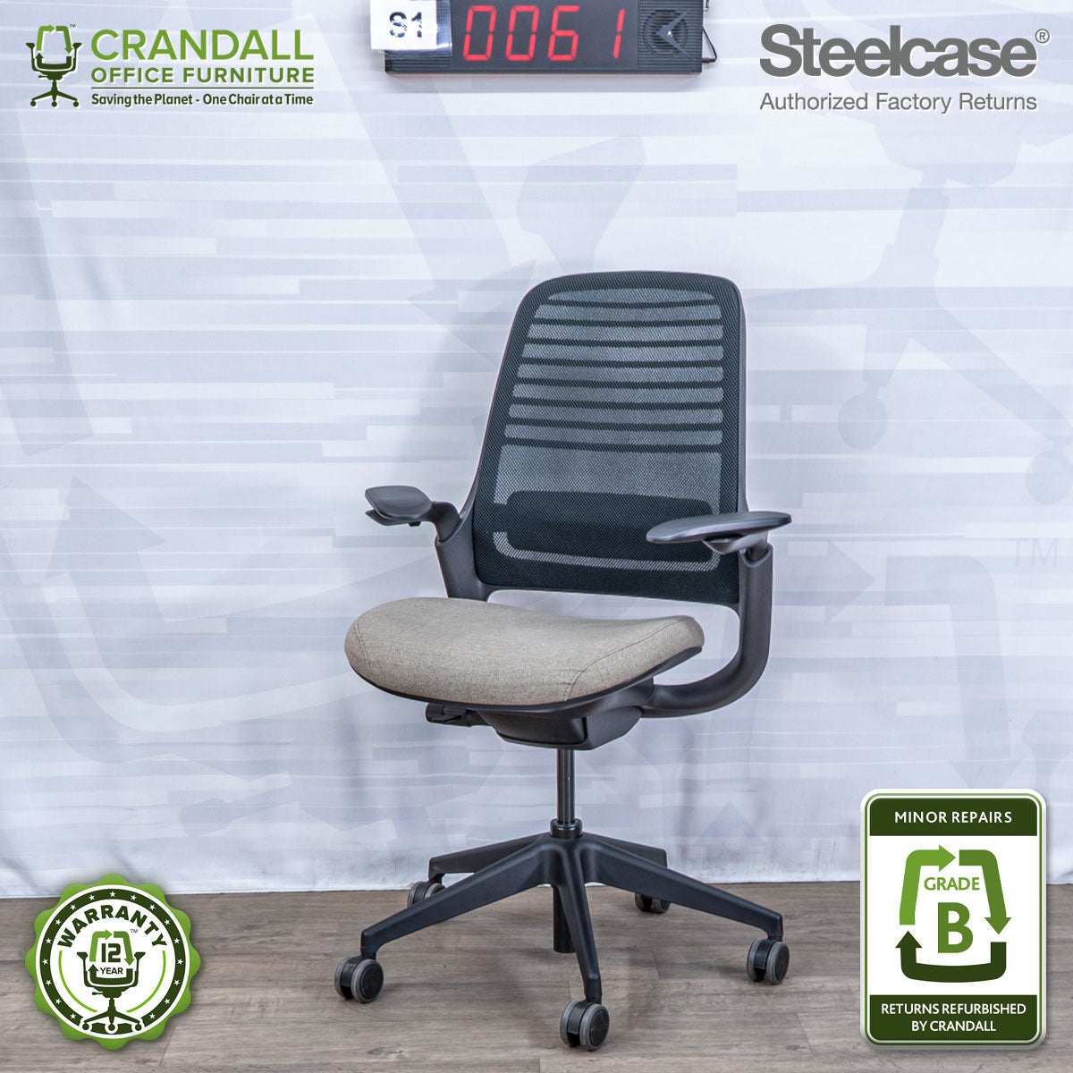 S1-0061 - Steelcase Series 1 - Grade B