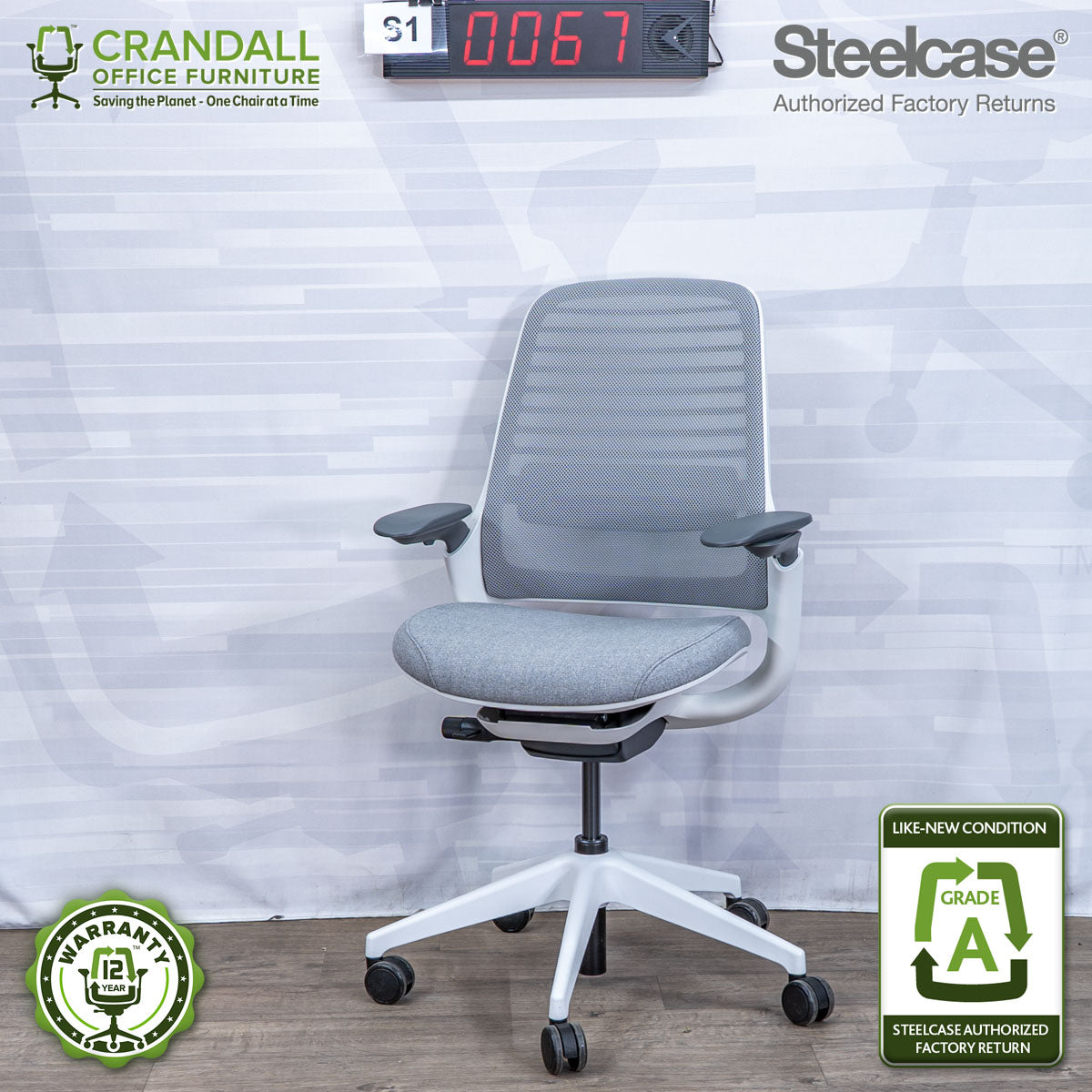 S1-0067 - Steelcase Series 1 - Grade A