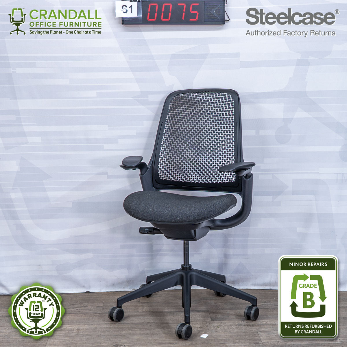 S1-0075 - Steelcase Series 1 - Grade B