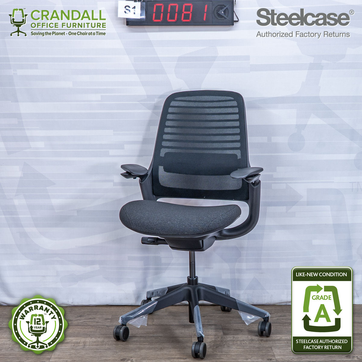 S1-0081 - Steelcase Series 1 - Grade A