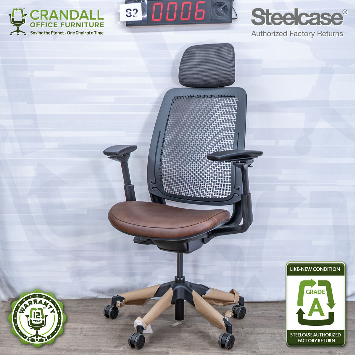 S2-0006 - Steelcase Series 2 with Headrest - Grade A