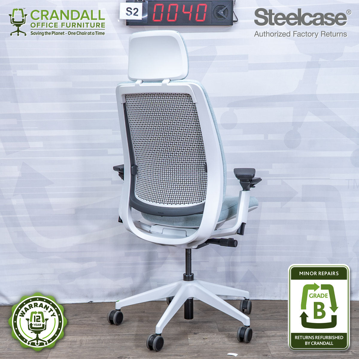 S2-0040 - Steelcase Series 2 with Headrest - Grade B