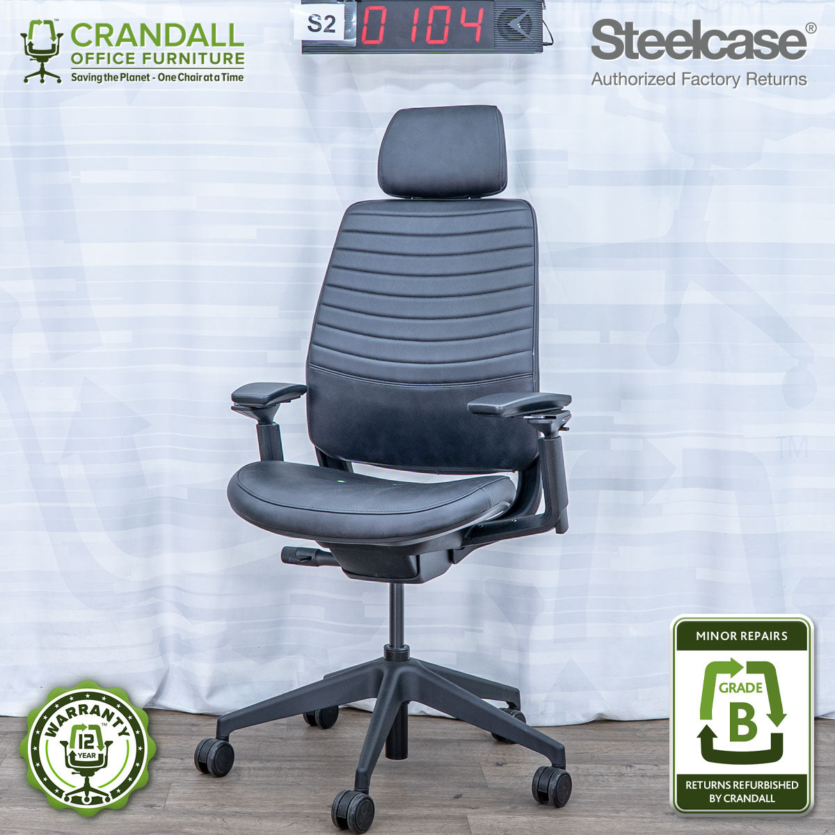 S2-0104 - Steelcase Series 2 - Grade B