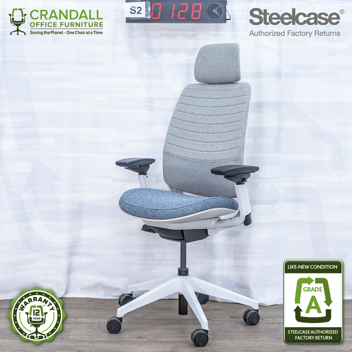 S2-0128 - Steelcase Series 2 - Grade A