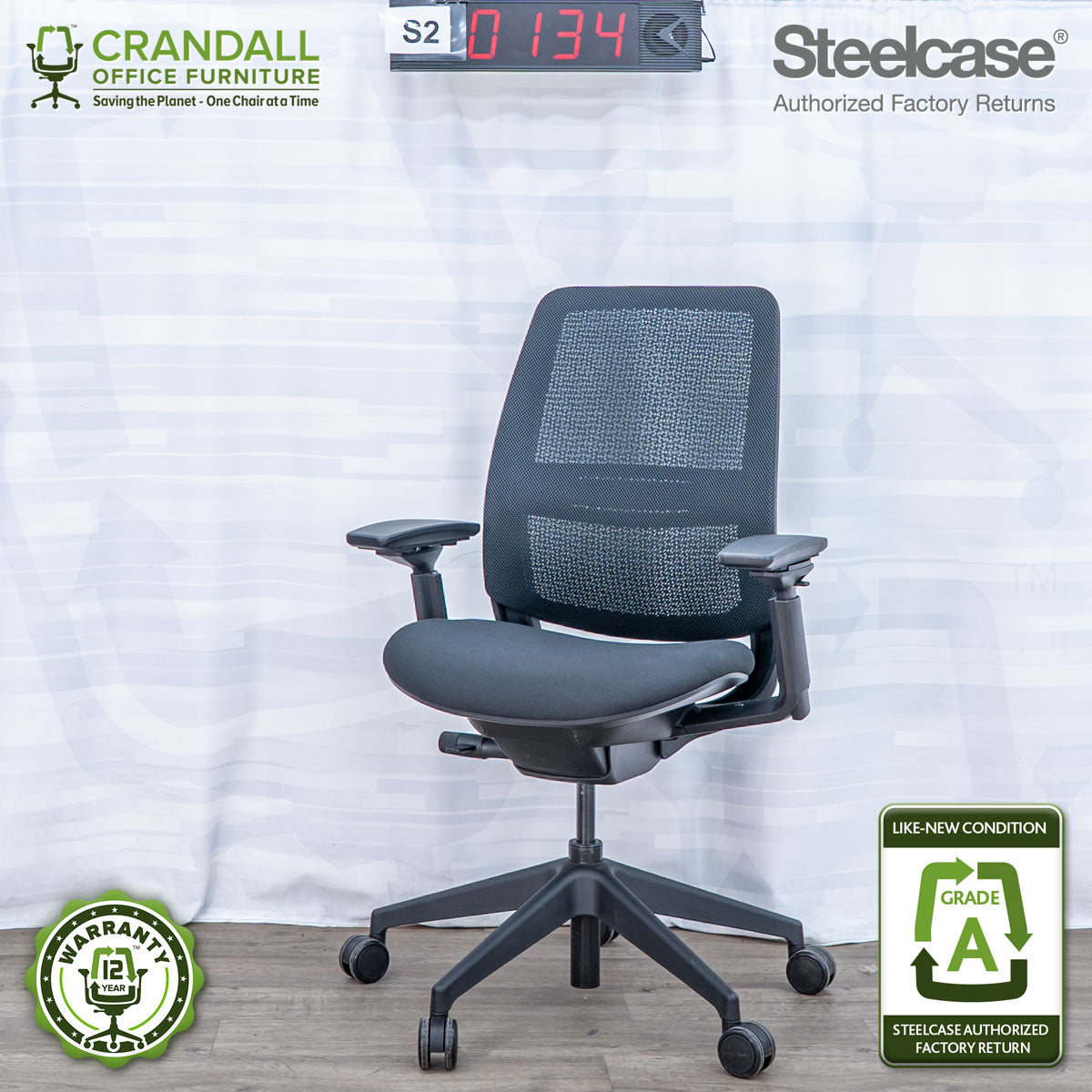 S2-0134 - Steelcase Series 2 - Grade A