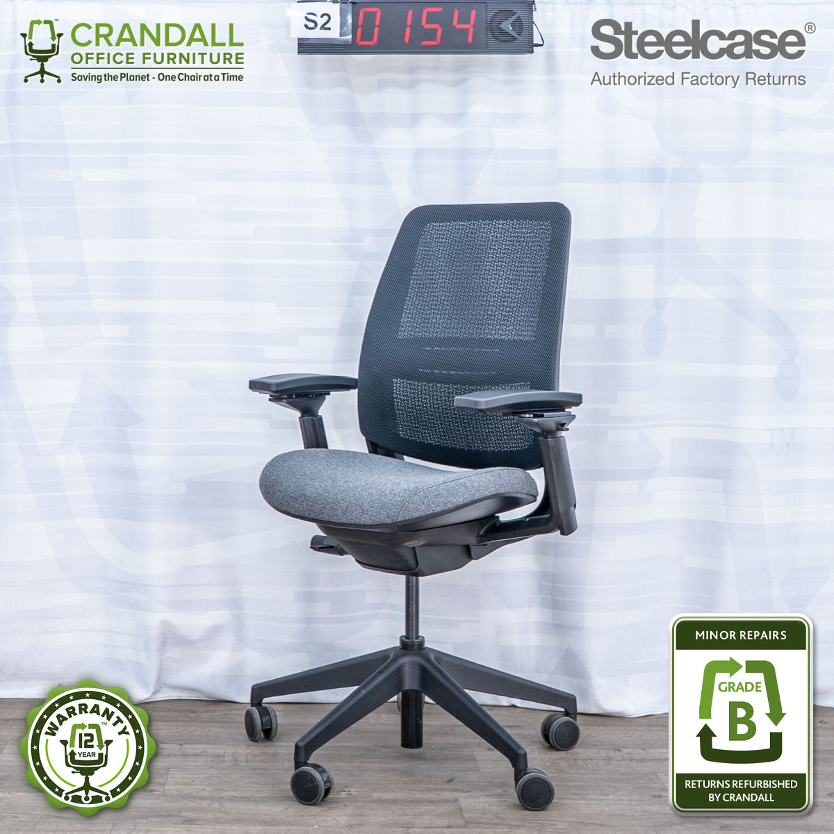 S2-0154 - Steelcase Series 2 - Grade B