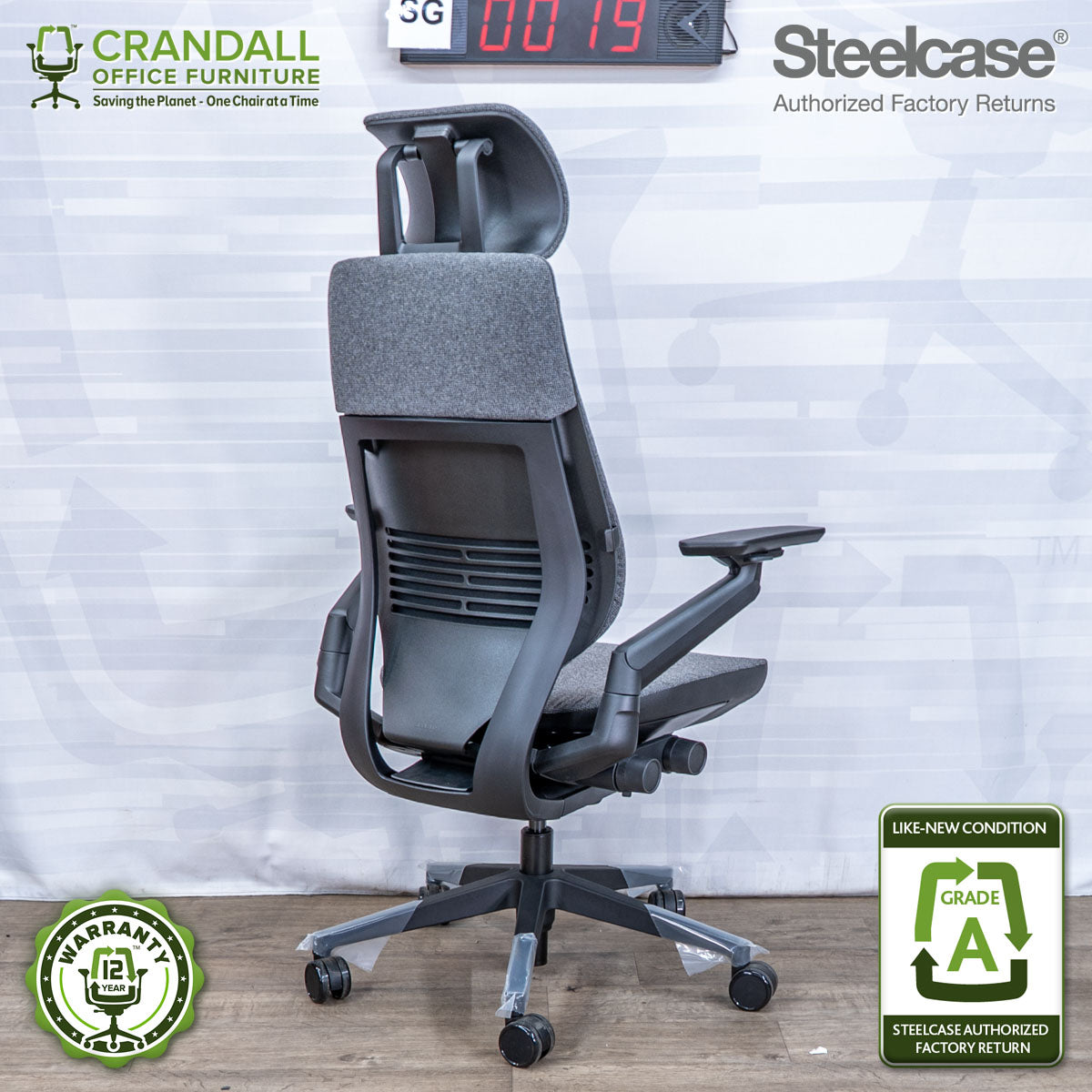 SG-0019 - Steelcase Gesture with Headrest - Grade A