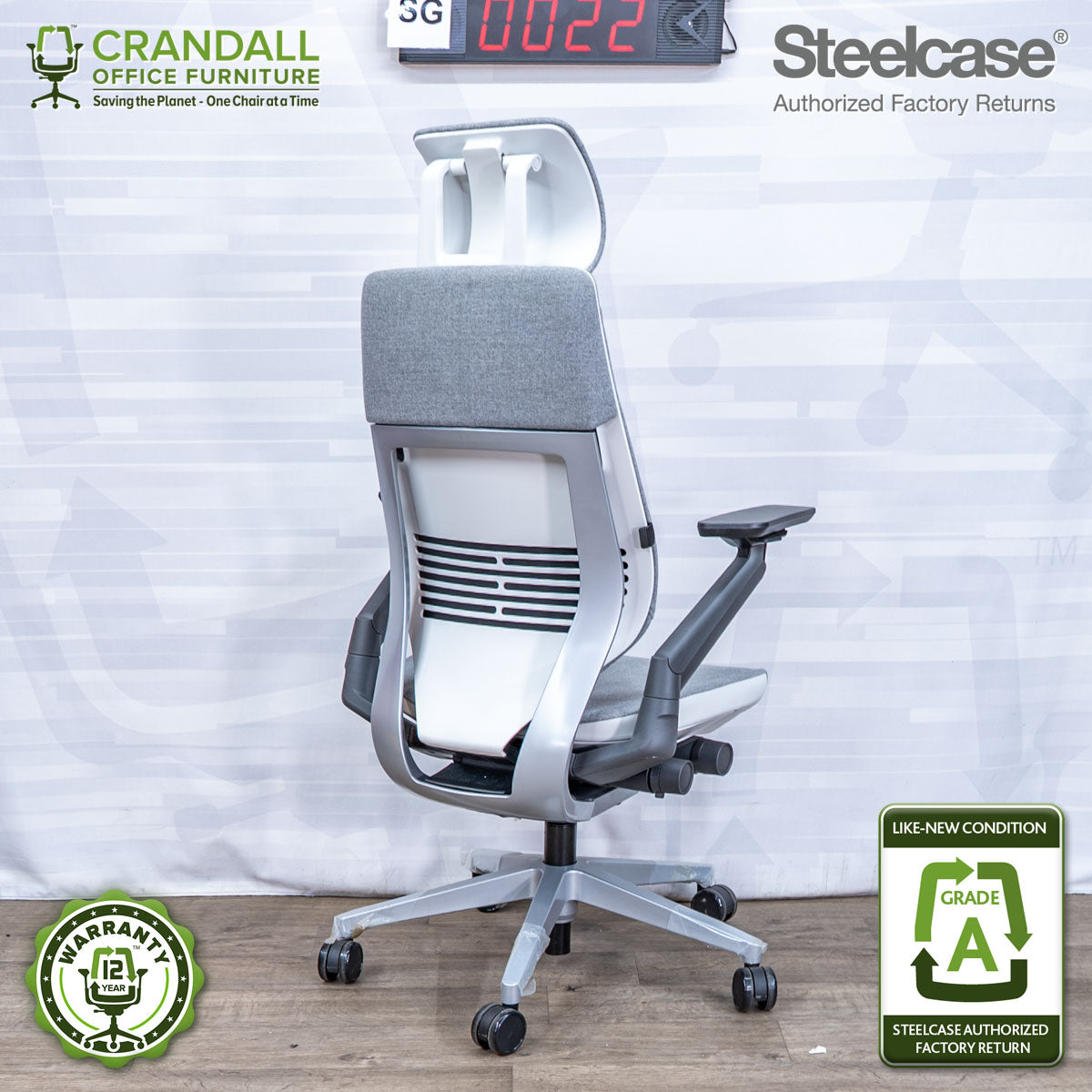SG-0022 - Steelcase Gesture with Headrest - Grade A
