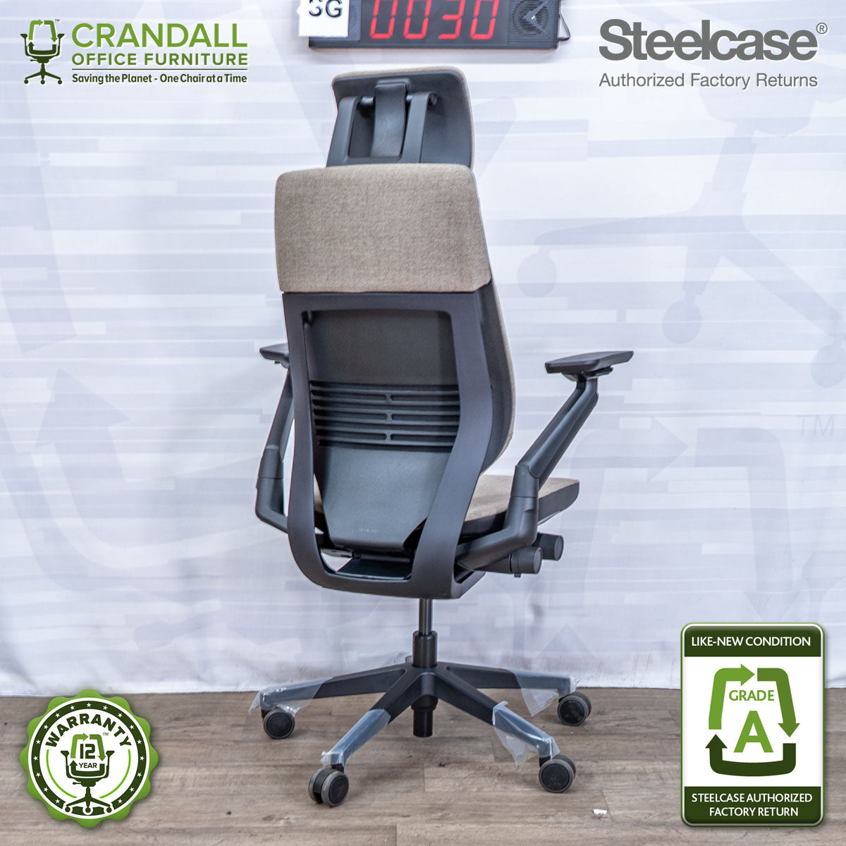 SG-0030 - Steelcase Gesture with Headrest - Grade A