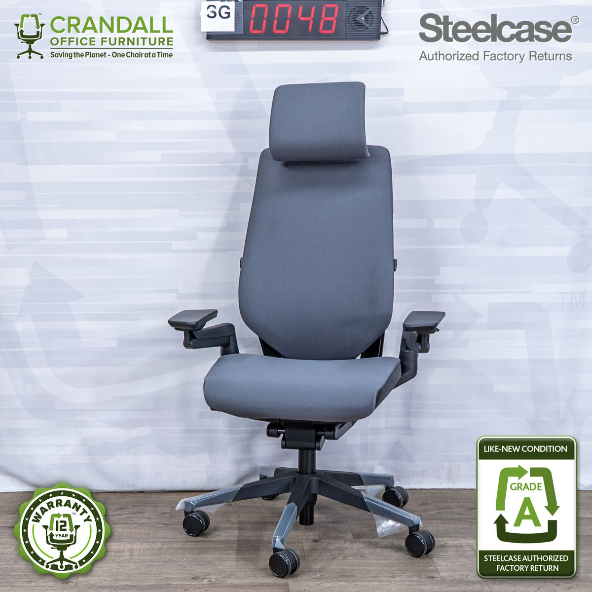 SG-0048 - Steelcase Gesture with Headrest - Grade A