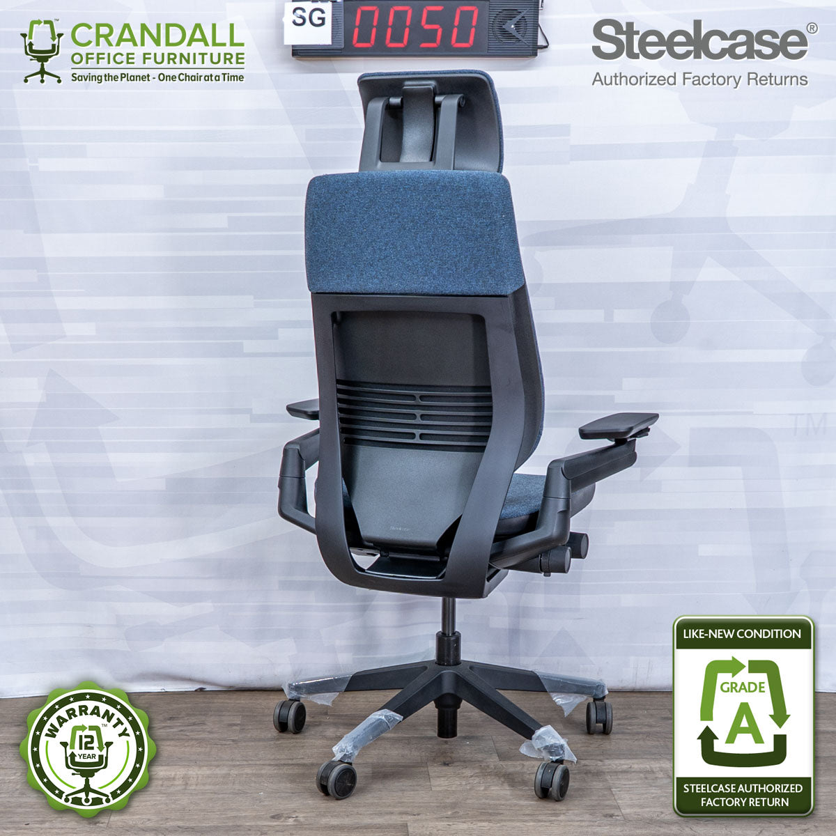 SG-0050 - Steelcase Gesture with Headrest - Grade A