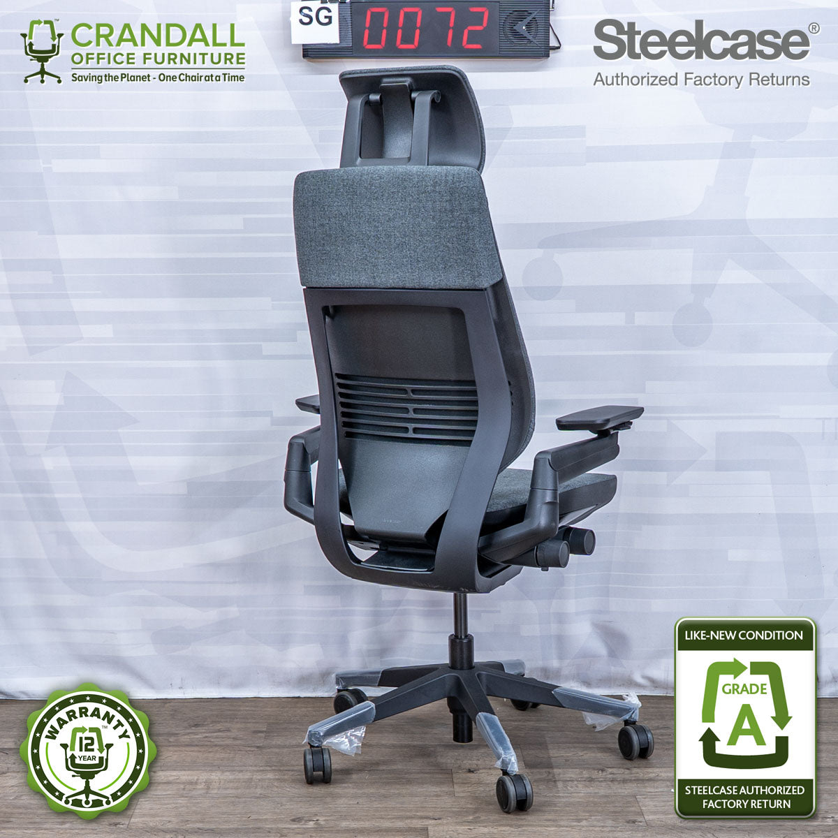 SG-0072 - Steelcase Gesture with Headrest - Grade A