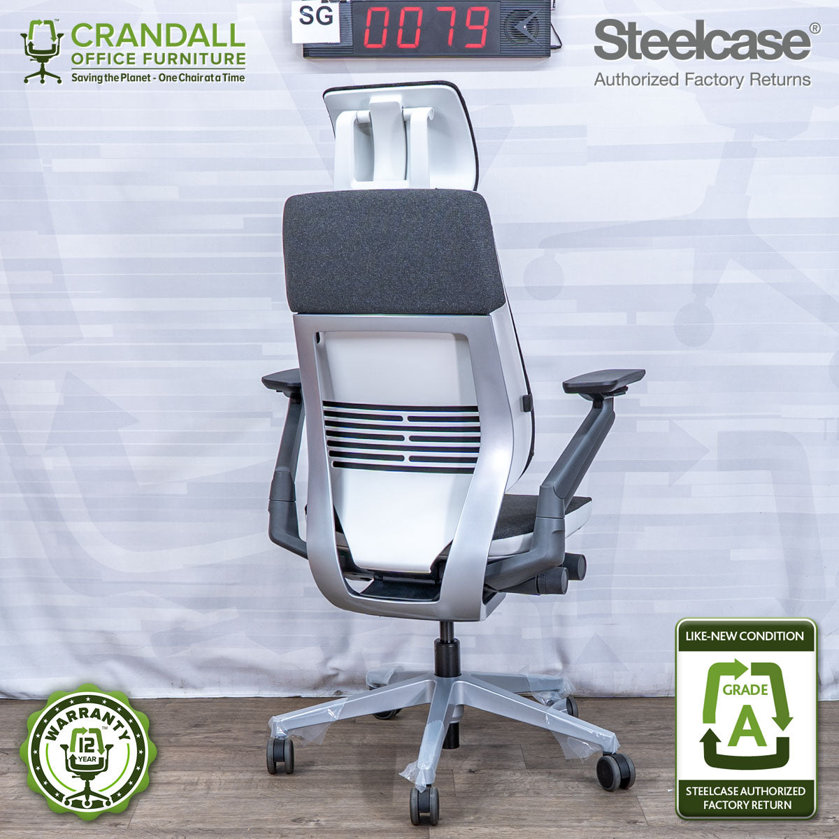 SG-0079 - Steelcase Gesture with Headrest - Grade A