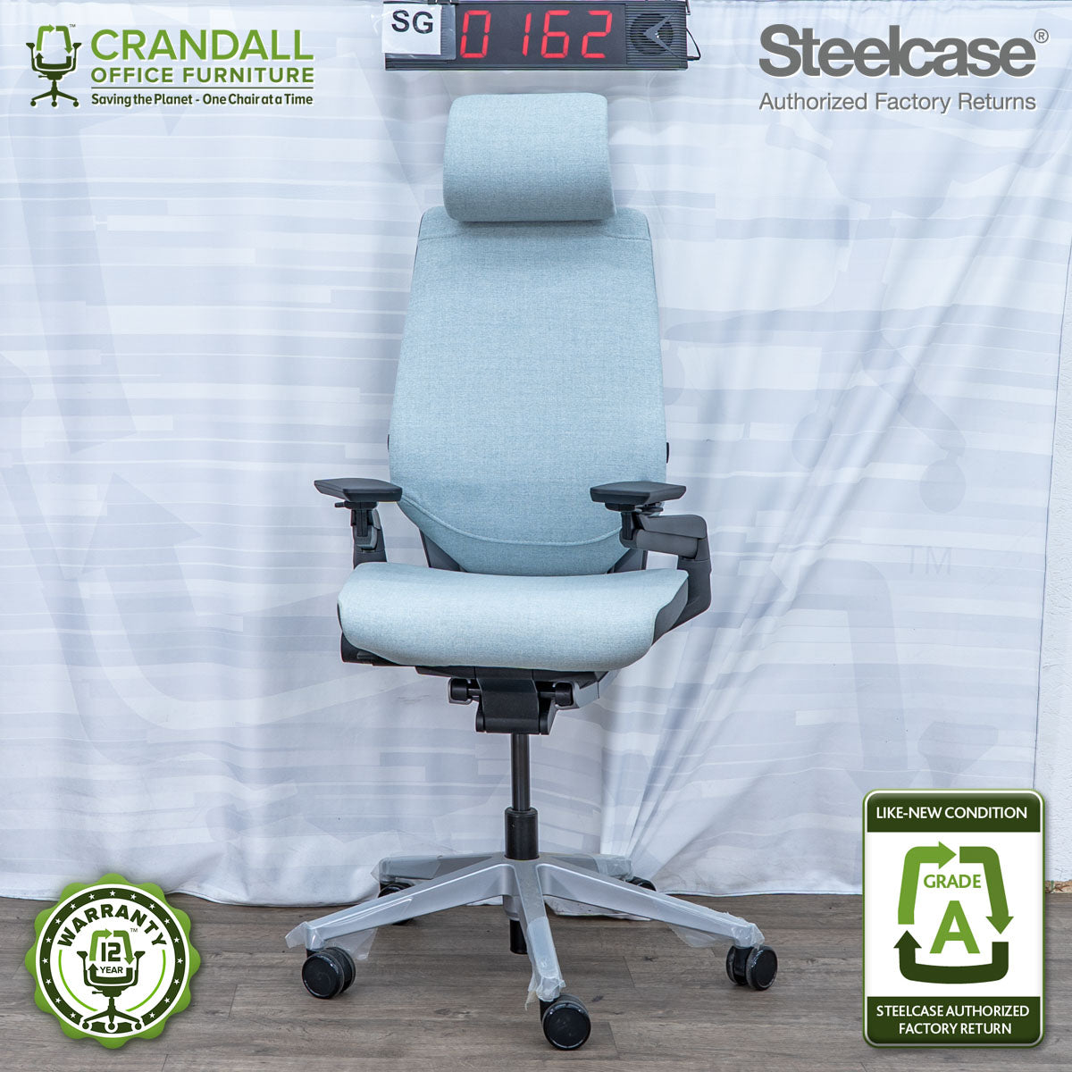 SG-0162 - Steelcase Gesture with Headrest - Grade A