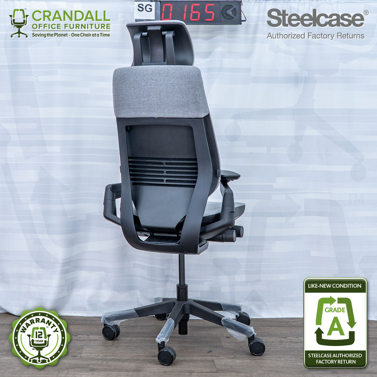 SG-0165 - Steelcase Gesture with Headrest - Grade A