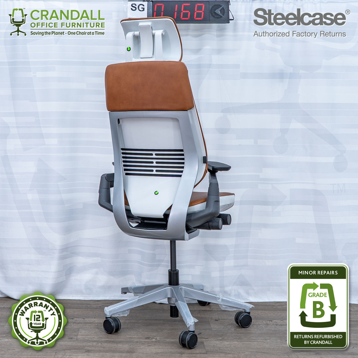 SG-0168 - Steelcase Gesture with Headrest - Grade B