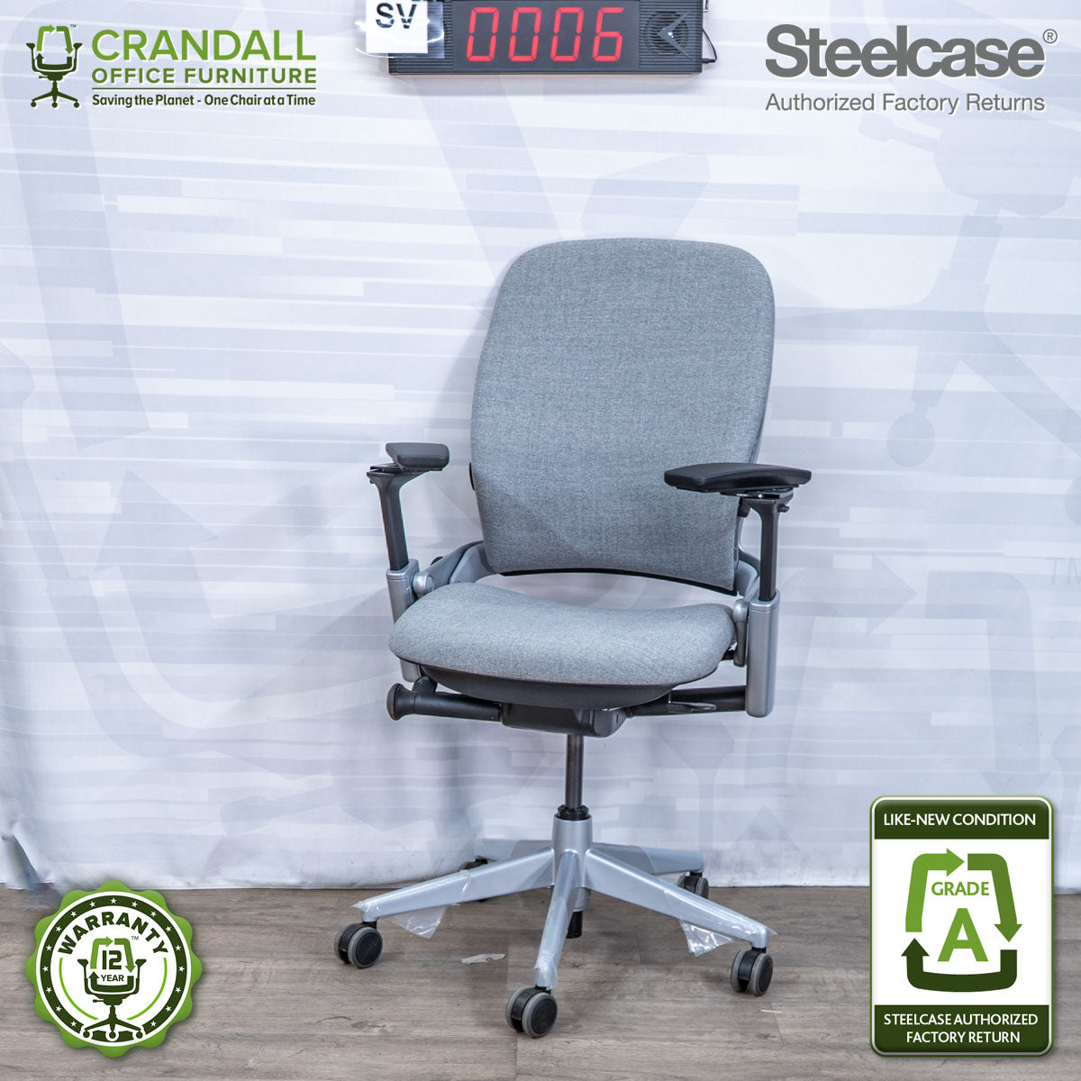 SL-0006 - Steelcase V2 Leap - Grade A