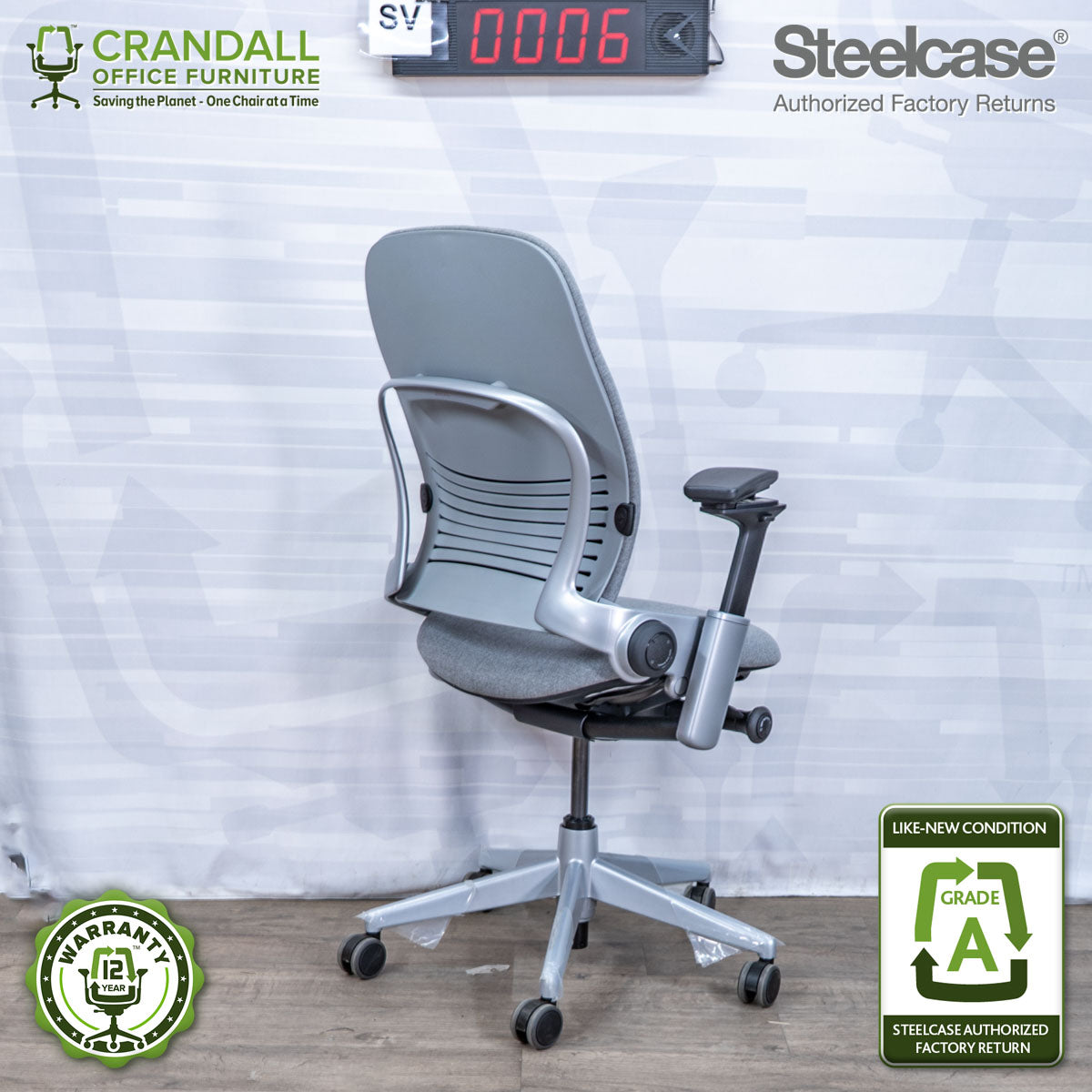 SL-0006 - Steelcase V2 Leap - Grade A