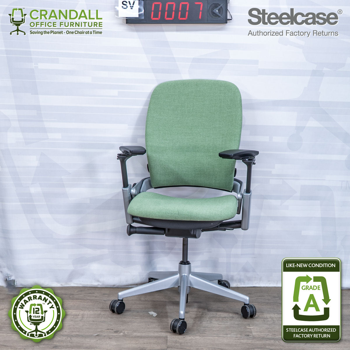 SL-0007 - Steelcase V2 Leap - Grade A