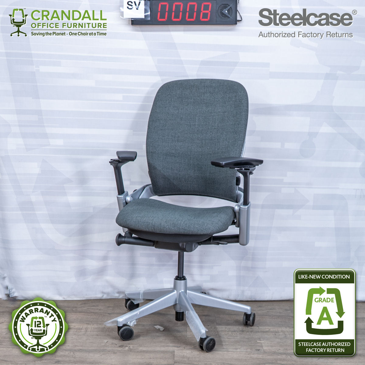 SL-0008 - Steelcase V2 Leap - Grade A