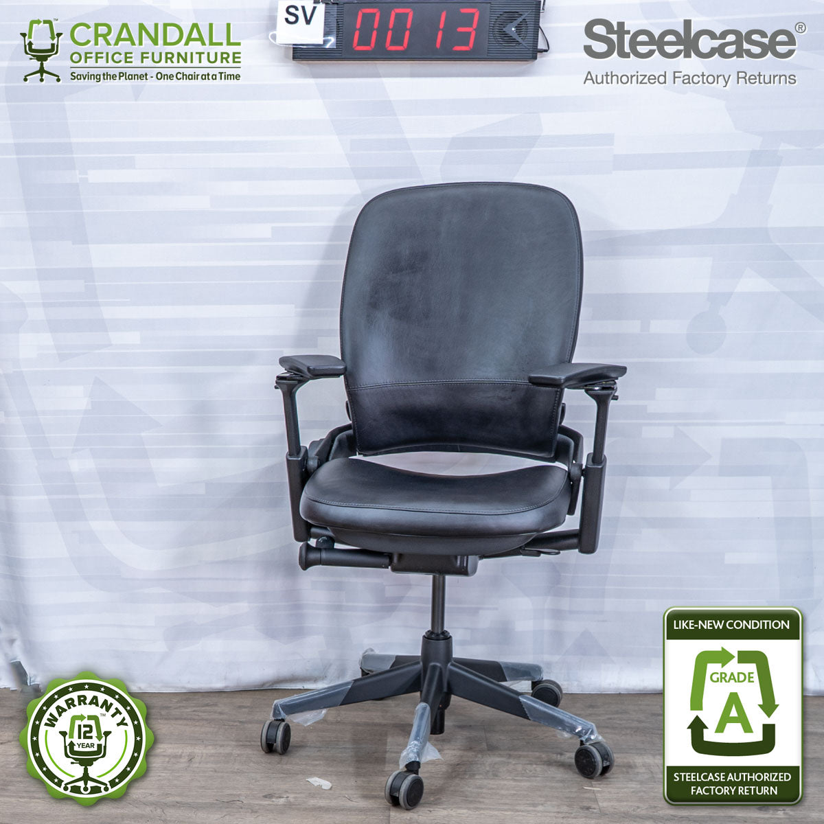 SL-0013 - Steelcase V2 Leap - Grade A