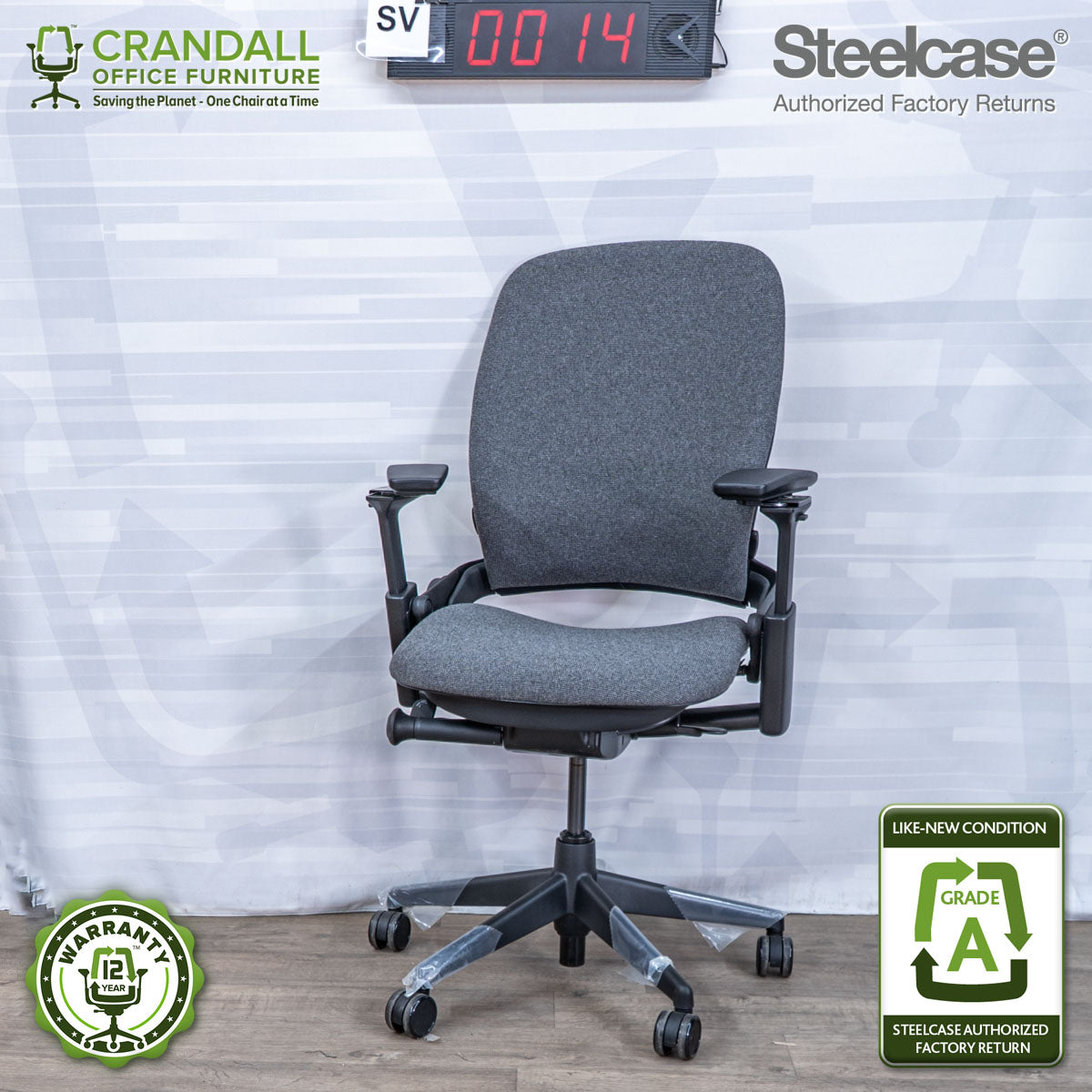 SL-0014 - Steelcase V2 Leap - Grade A