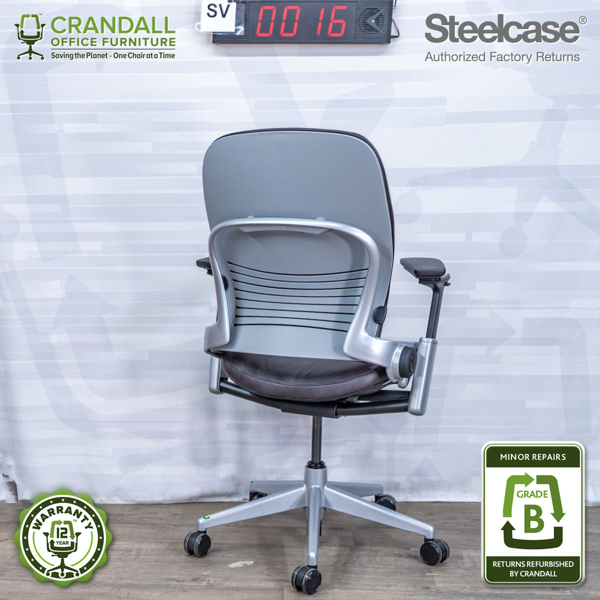 SL-0016 - Steelcase V2 Leap - Grade B