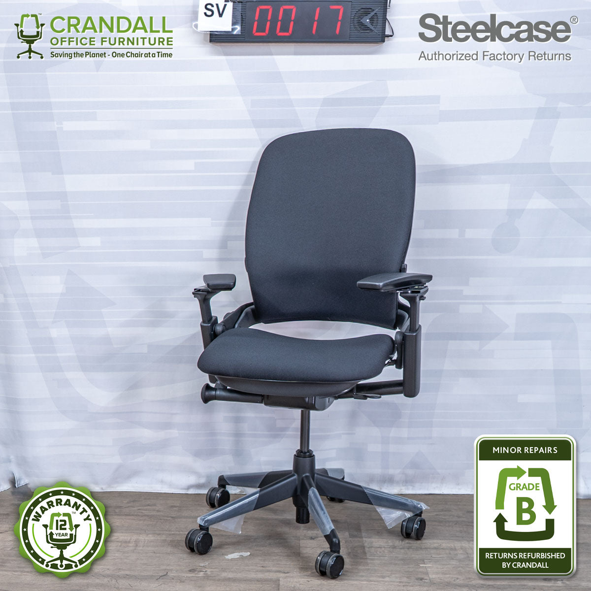 SL-0017 - Steelcase V2 Leap - Grade B