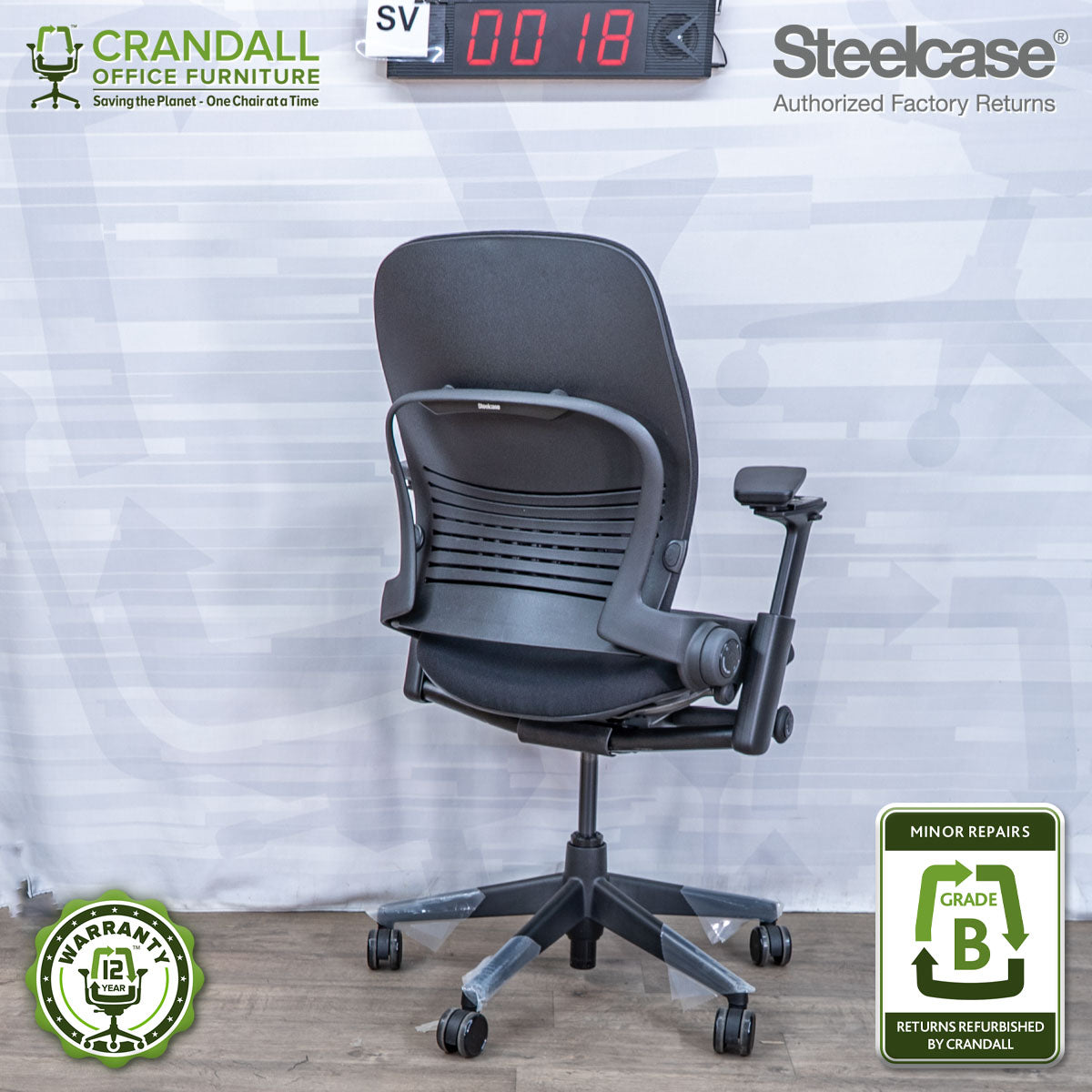 SL-0018 - Steelcase V2 Leap - Grade B