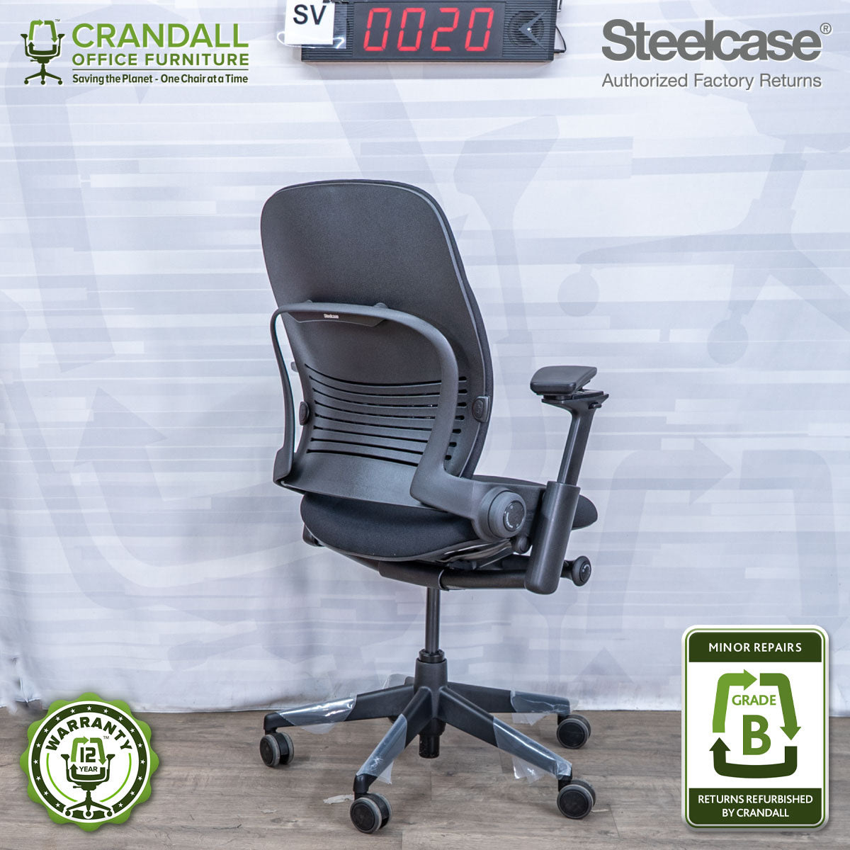 SL-0020 - Steelcase V2 Leap - Grade B